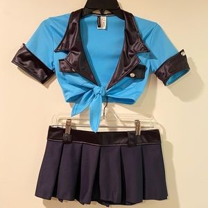 Sexy Police Officer Costume. Leg Avenue. Size X/S.